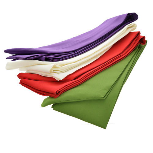 Chasuble rameau d'olivier sur bande centrale polyester 11