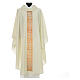 Chasuble rameau d'olivier sur bande centrale polyester s5