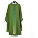 Semi-Gothic Chasuble with olive branch embroidery on orphrey in polyester s9
