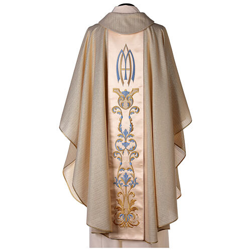 Marian Chasuble in wool and lurex, with double twisted yarn 8