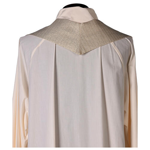 Marian Chasuble in wool and lurex, with double twisted yarn 10