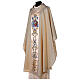 Marian Chasuble in wool and lurex, with double twisted yarn s3