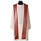 Chasuble wool and lurex, double twisted yarn, Divine Mercy s9