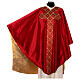 Chasuble gotique 100% pure soie broderie sur bande centrale s7