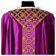 Pure Silk Medieval Gothic Chasuble with embroideries on orphrey s10