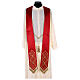 Pure Silk Medieval Gothic Chasuble with embroideries on orphrey s16