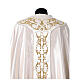 Medieval Chasuble in pure silk with floral embroidery on orphrey s12