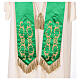 Medieval Chasuble in pure silk with floral embroidery on orphrey s18