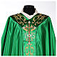 Pure Silk Medieval Chasuble with floral embroidery on orphrey s5