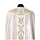 Pure Silk Medieval Chasuble with floral embroidery on orphrey s12