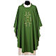Chasuble in polyester with Alpha Omega symbol s3