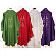 Chasuble in polyester with Alpha Omega symbol s8