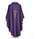 JHS Chasuble with wheat embroidery in polyester s4