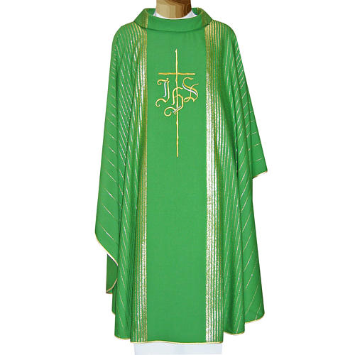 Chasuble in pure wool with double twisted yarn 2