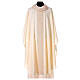 Priest Chasuble in pure wool with orphrey in pure silk s6