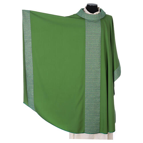Chasuble in pure wool with orphrey in pure silk 7