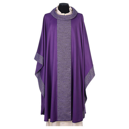Catholic Chasuble in pure wool with orphrey in pure silk | online sales ...