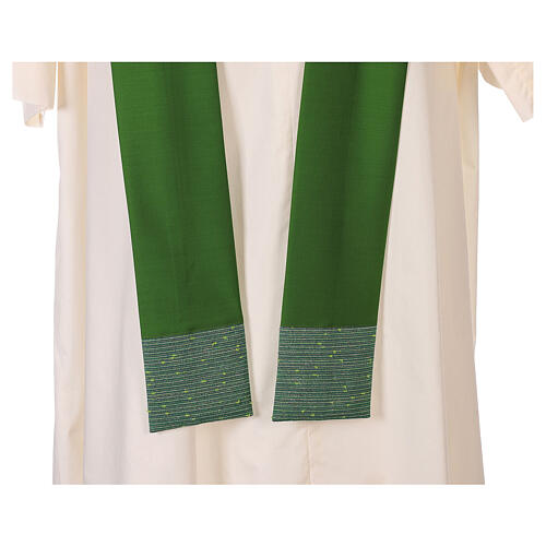 Catholic Chasuble in pure wool with orphrey in pure silk 13