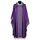 Catholic Chasuble in pure wool with orphrey in pure silk s10