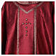 Chasuble in Shantung silk with sardonyx Agate stones in orphrey s2