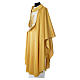 Gold chasuble in wool with double twisted yarn and embroidery s3