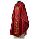 Pure Silk Chasuble with hand-embroidered vine symbol s3
