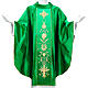 Chasuble in pure silk with hand-embroidered cross symbol s1
