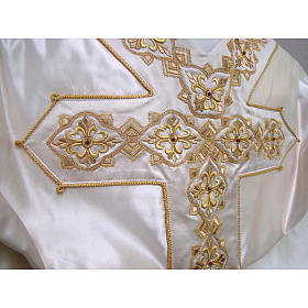 Messgewänder: Gotische Kasel HAND gestickt aus Seide