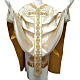 Chasuble in pure silk with hand-embroidered motif s1