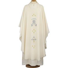 Marian chasuble in polyester Gamma