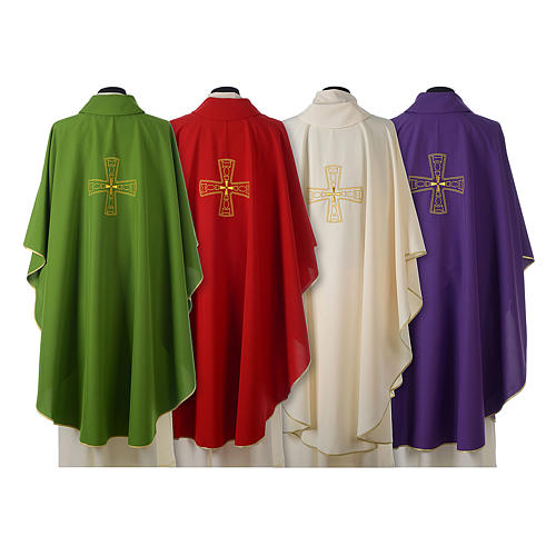 Chasuble with embroidered cross Gamma 2