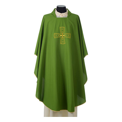 Chasuble with embroidered cross Gamma 3