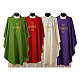 Catholic Priest Chasuble with embroidered gold cross Gamma s1