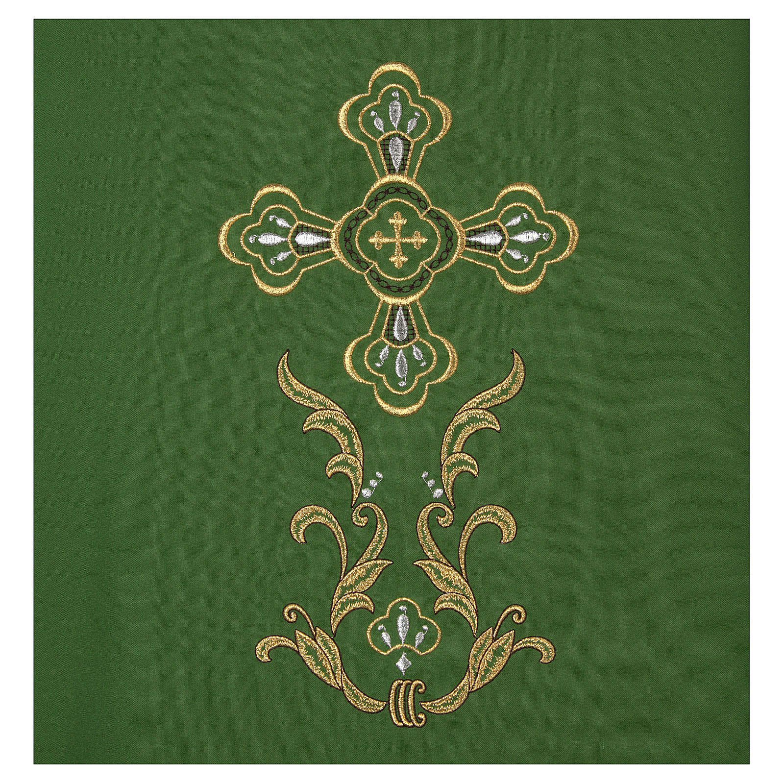 Liturgical chasuble with cross in 4 colours | online sales on HOLYART.co.uk