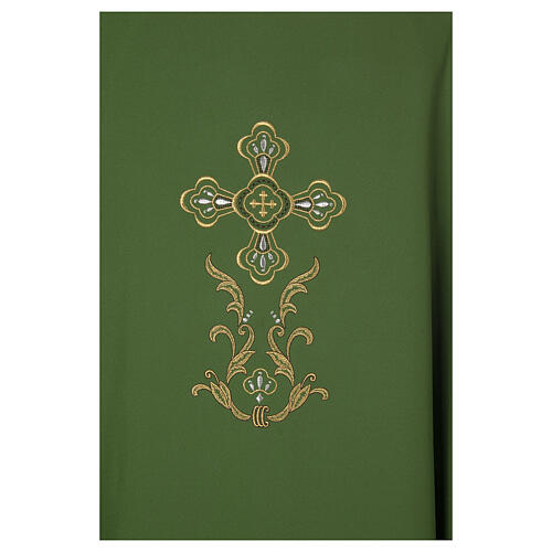 Liturgical chasuble with cross in 4 colours Gamma 2