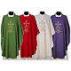 Liturgical chasuble with cross in 4 colours Gamma s1