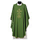 Liturgical chasuble with cross in 4 colours Gamma s3