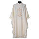Liturgical chasuble with cross in 4 colours Gamma s6