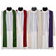 Liturgical chasuble with cross in 4 colours Gamma s10