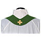 Liturgical chasuble with cross in 4 colours Gamma s11