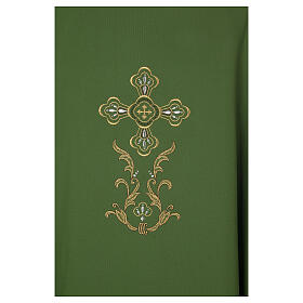 Chasuble broderie croix 4 couleurs