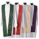 Chasuble in wool and silk jacquard fabric Gamma s7