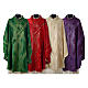 Liturgical Chasuble in wool, silk and lurex with decoration Gamma s1