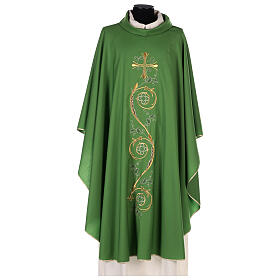 Chasuble liturgique laine 4 couleurs Gamma