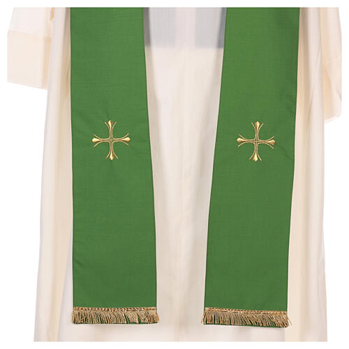 Pastor Chasuble in pure wool in 4 colors Gamma 6