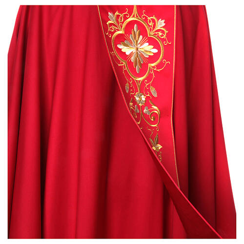 Wool Chasuble with gold embroidered orphrey Gamma 4