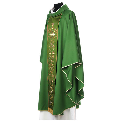 Wool Chasuble with gold embroidered orphrey Gamma 9