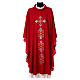 Chasuble in pure wool, cross and lily Gamma s5