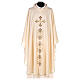 Chasuble in pure wool, cross and lily Gamma s6