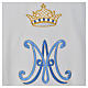Clerical Chasuble with Marian Symbol in pure wool Gamma s4